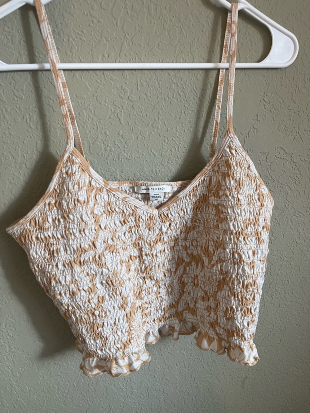 American Eagle Outfitters Smocked Cami Top